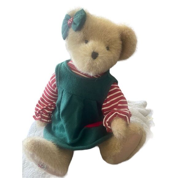 Boyds Bear Kid's Multicolor Spera Mintly Head Bean Collection Peppermint Plush - Picture 2 of 15
